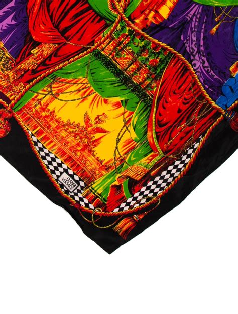 gianni versace scarf clg|Vintage Gianni Versace Scarves .